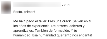 Resultado de alumno aplicando Comment Play